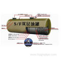 20m3 SF double layer underground fuel tank price